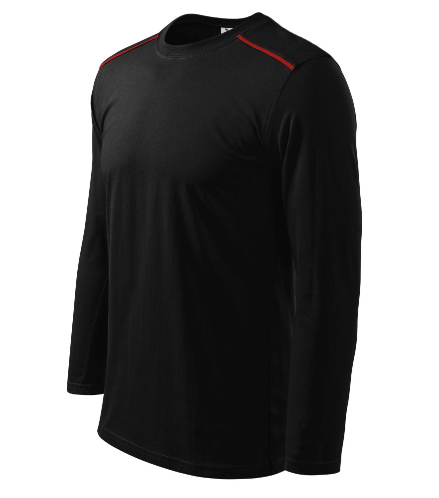 Adlerpóló fekete UNISEX Póló - MALFINI Long Sleeve pólók unisex