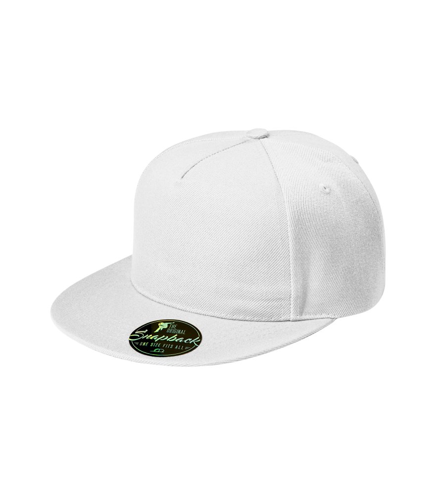 Adlerpóló fehér UNISEX Sapka/Kendő/Kalap - MALFINI Rap 5P sapka unisex